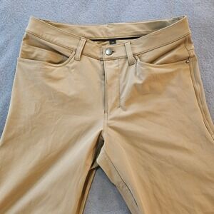 Lululemon ABC Mens Khaki 5 pocket Pants Size 30 Slim fit.